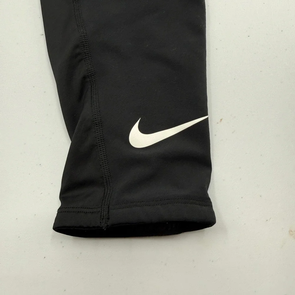 Nike Pro Training Tights Boys Size M Black Compression Pants BV3516-010